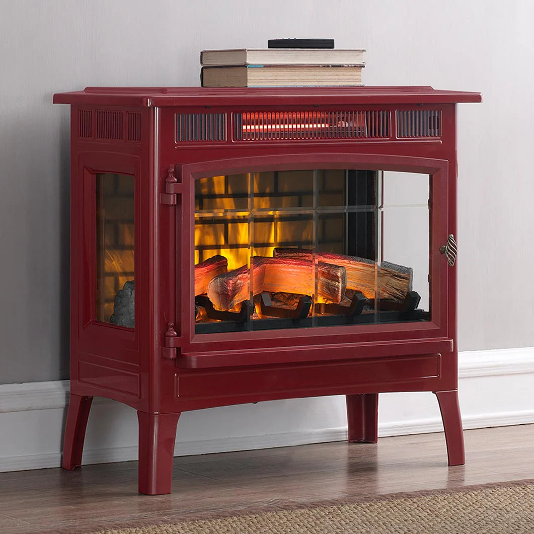 2025 Duraflame 3D Cinnamon Infrared Electric Fireplace Stove with Remote Control - DFI-5010-03