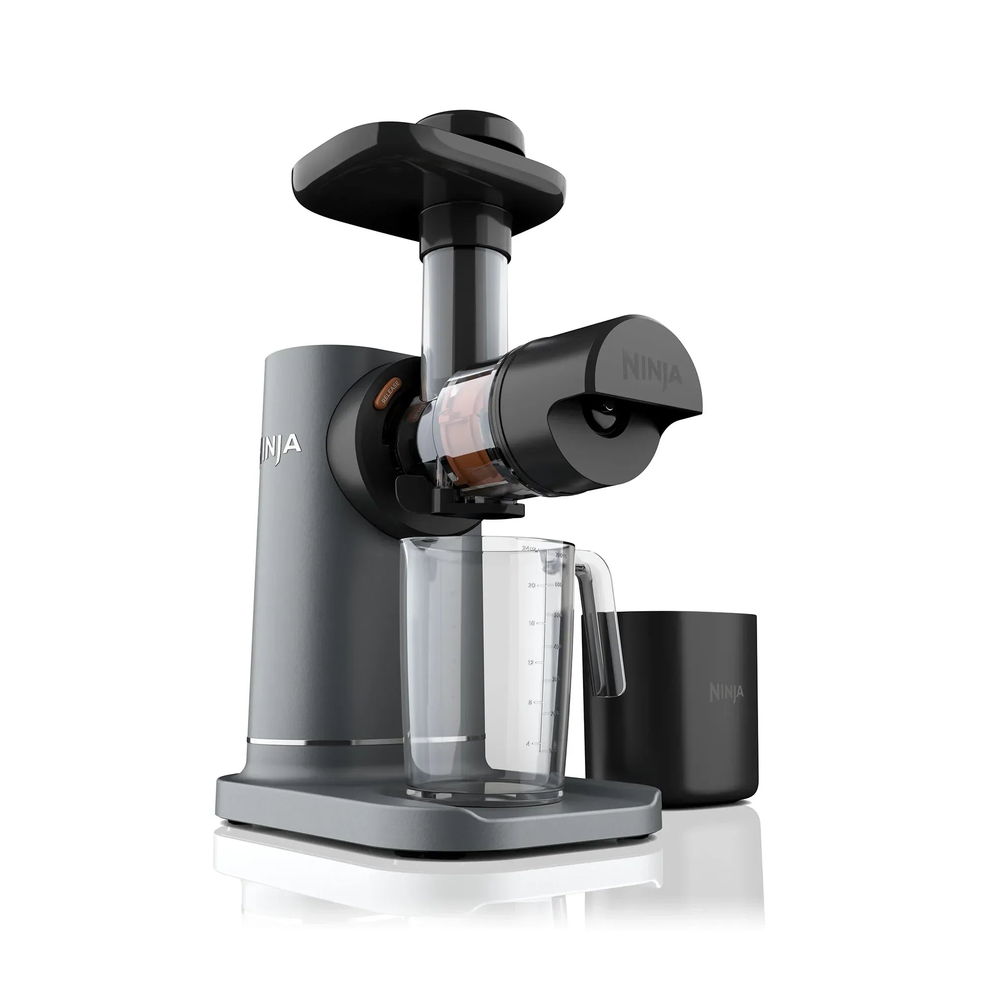2025 Ninja NeverClog™ Cold Press Juicer with 700ml Juice Jug & 1L Pulp Container – Adjustable Pulp Control