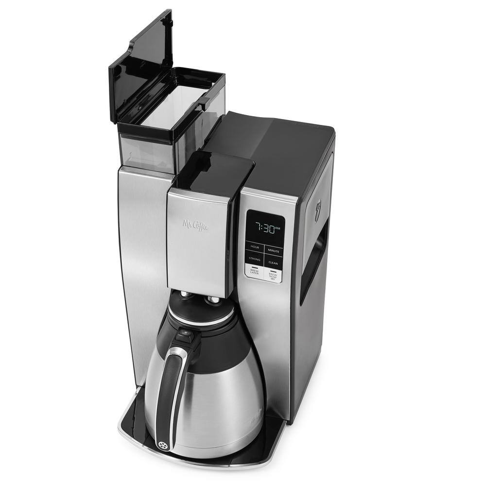2025 Mr. Coffee 10- Cup Stainless Steel Programmable Drip Coffee Maker with Thermal Carafe 2133734