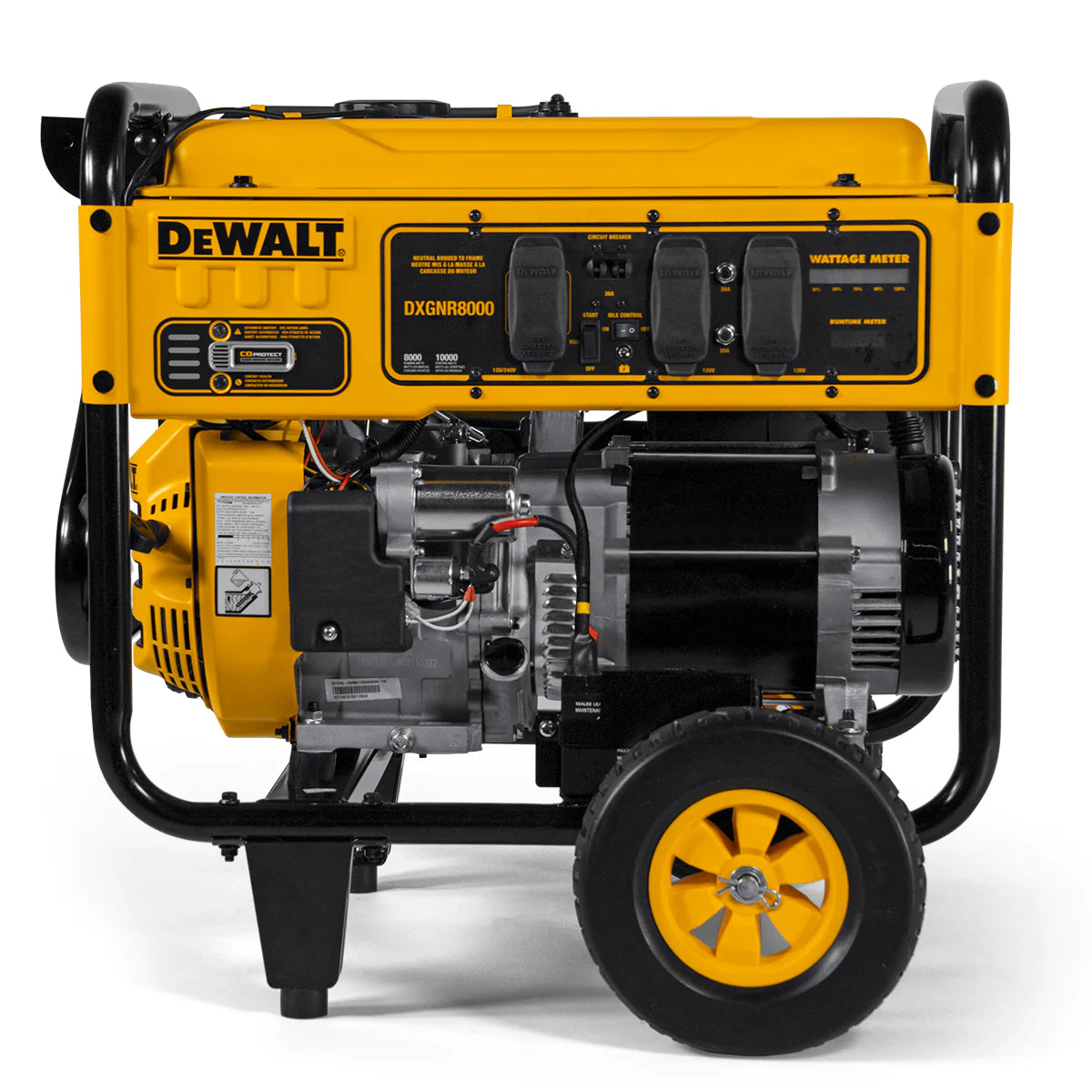 2025 Dewalt PMC168000 DXGNR8000 8000 Watt Portable Gas Generator w/ CO-Protect