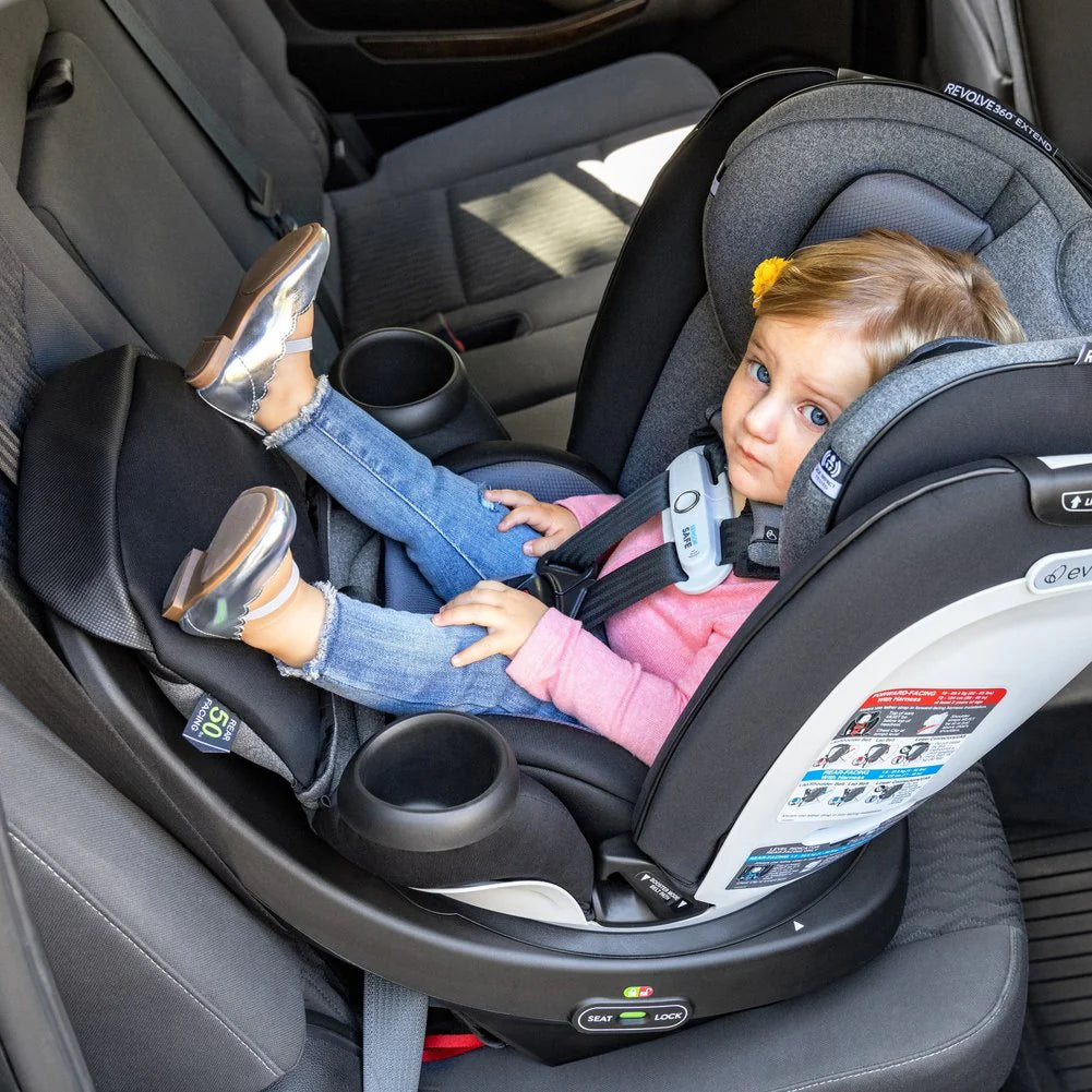 2025 Evenflo GOLD Revolve360 Slim 2-in-1 Rotational Car Seat with SensorSafe