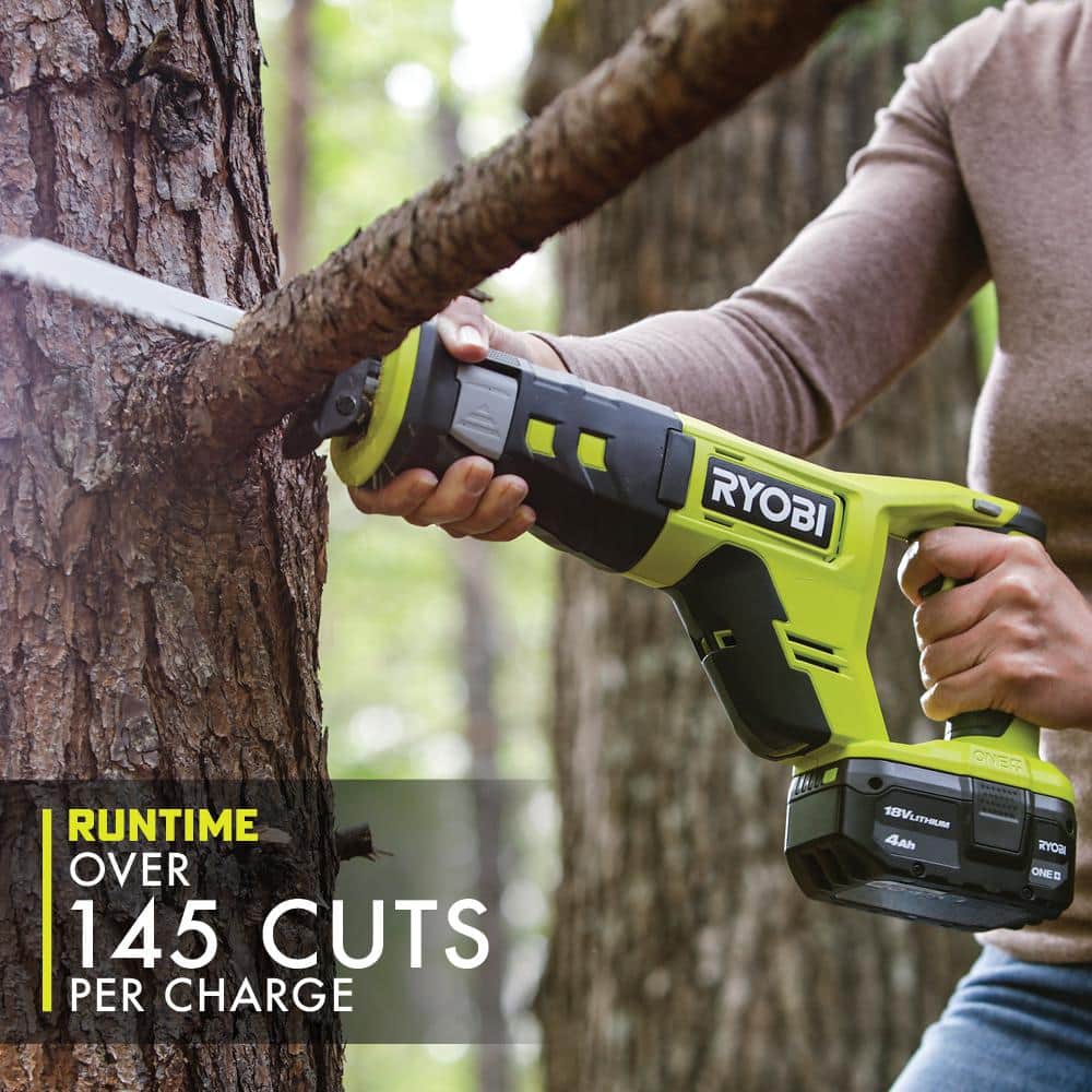 2025 RYOBI ONE+ 18V Cordless 6-Tool Combo Kit with 1.5 Ah Battery, 4.0 Ah Battery, Charger with Jig Saw PCL1600K2-P5231 28324924