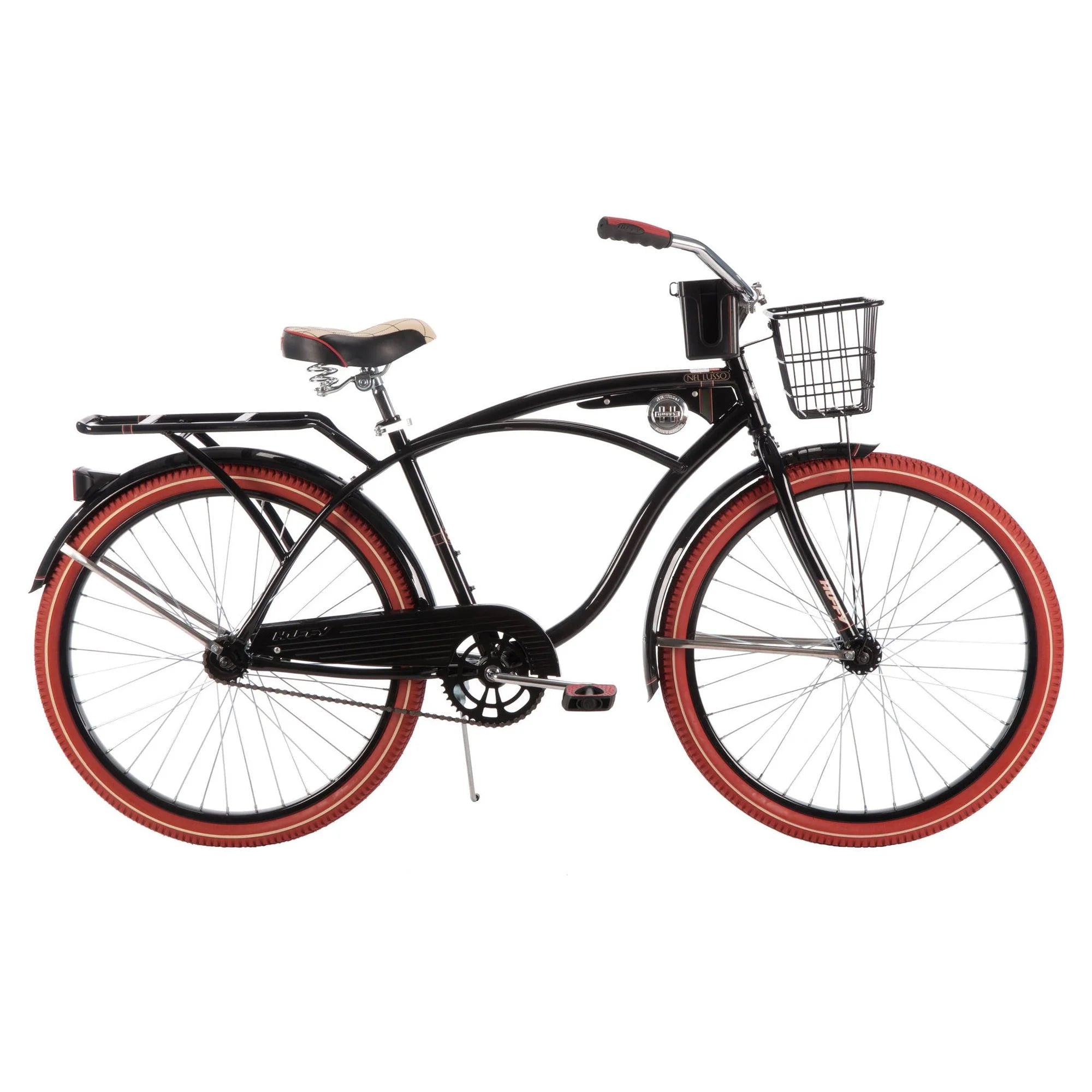 2025 Huffy 26 In. Nel Lusso Men's Cruiser Bike, Black