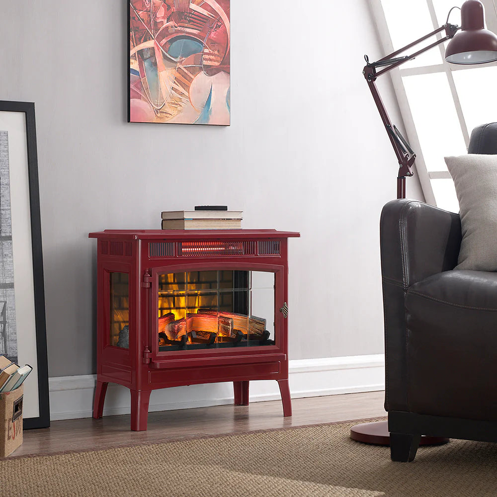 2025 Duraflame 3D Cinnamon Infrared Electric Fireplace Stove with Remote Control - DFI-5010-03