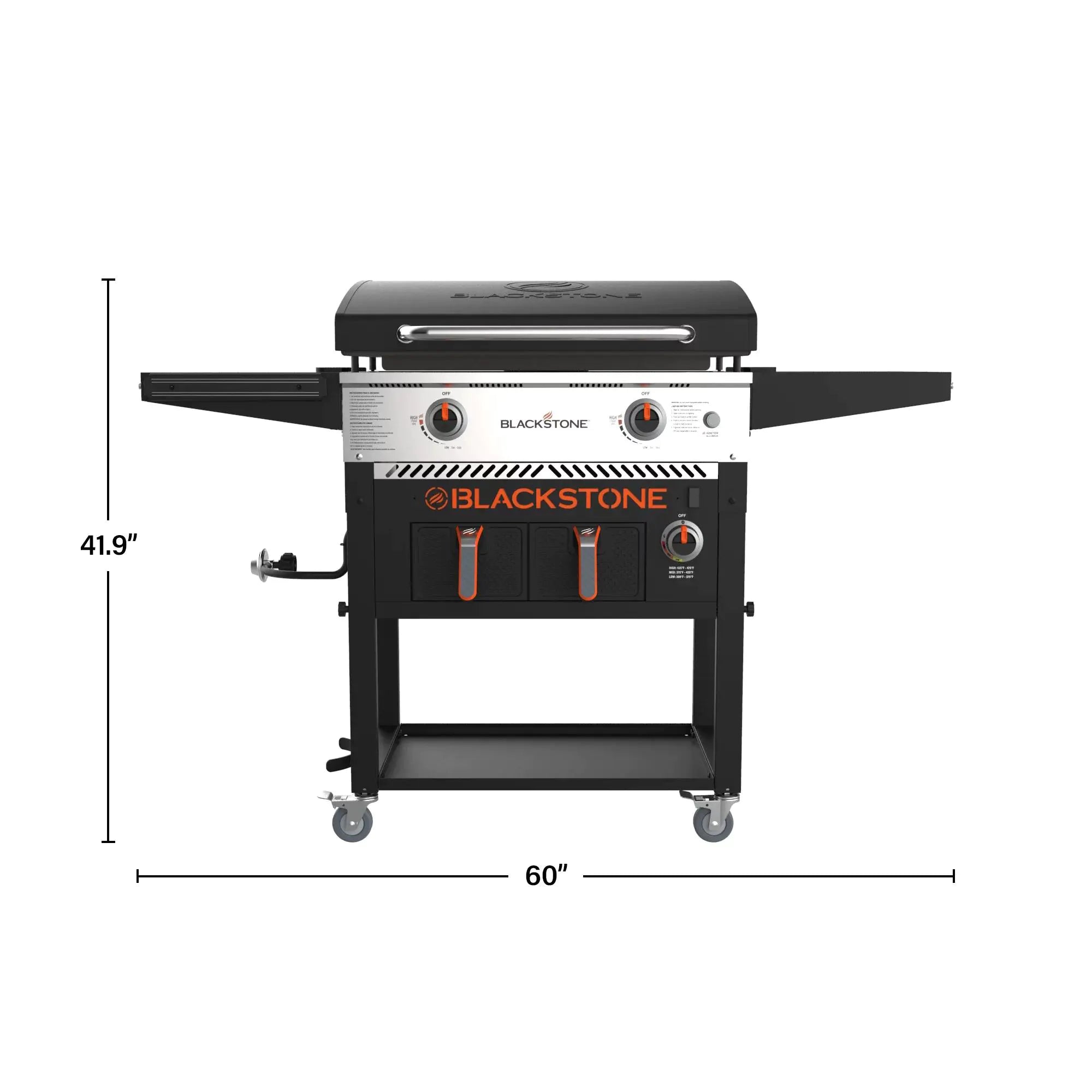 2025 Clearance Sale Blackstone 2-Burner 28" Griddle with Electric Air Fryer and Hood