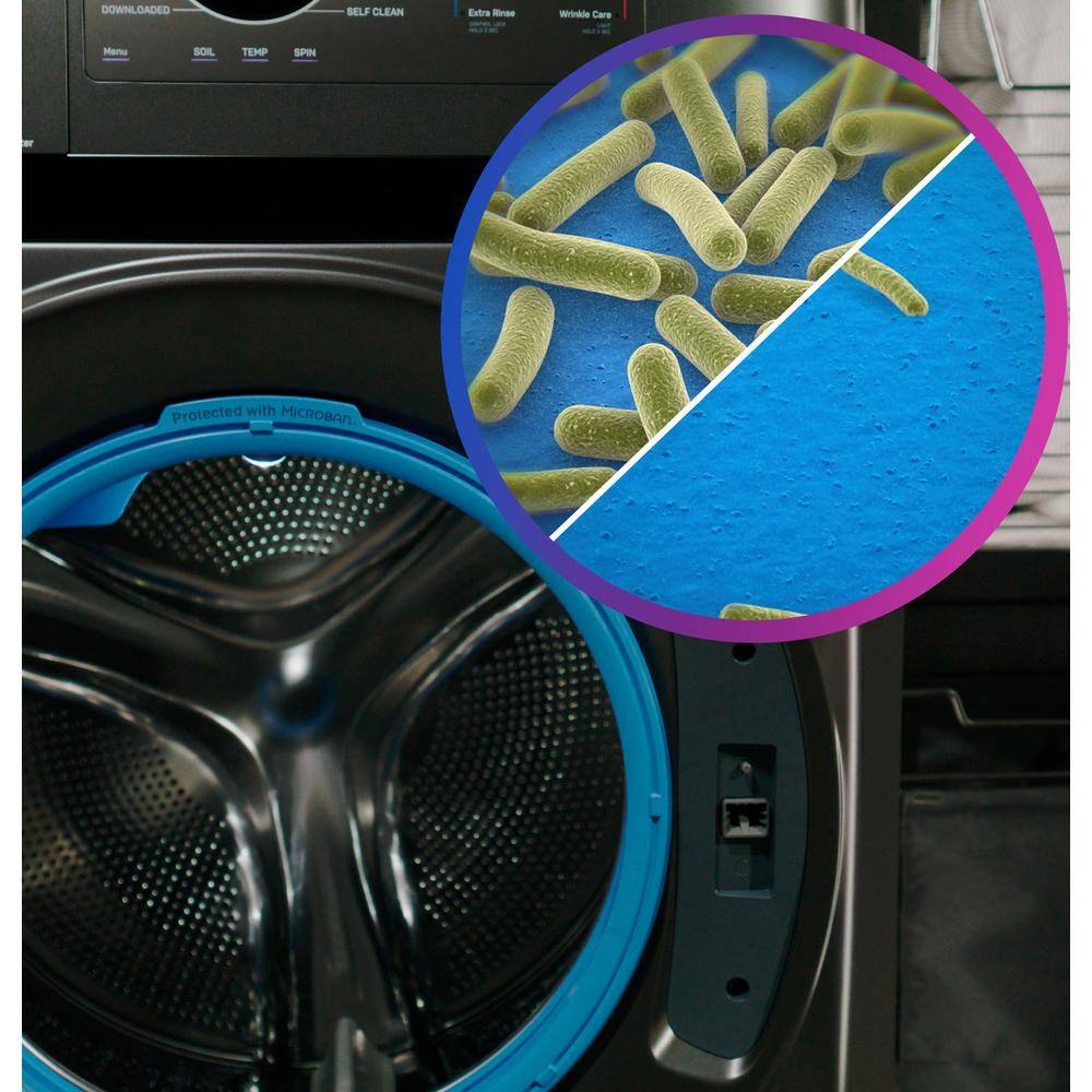 2025 GE Profile 4.8 cu. ft. UltraFast Combo Washer  Dryer with Ventless Heat Pump Technology in Carbon Graphite