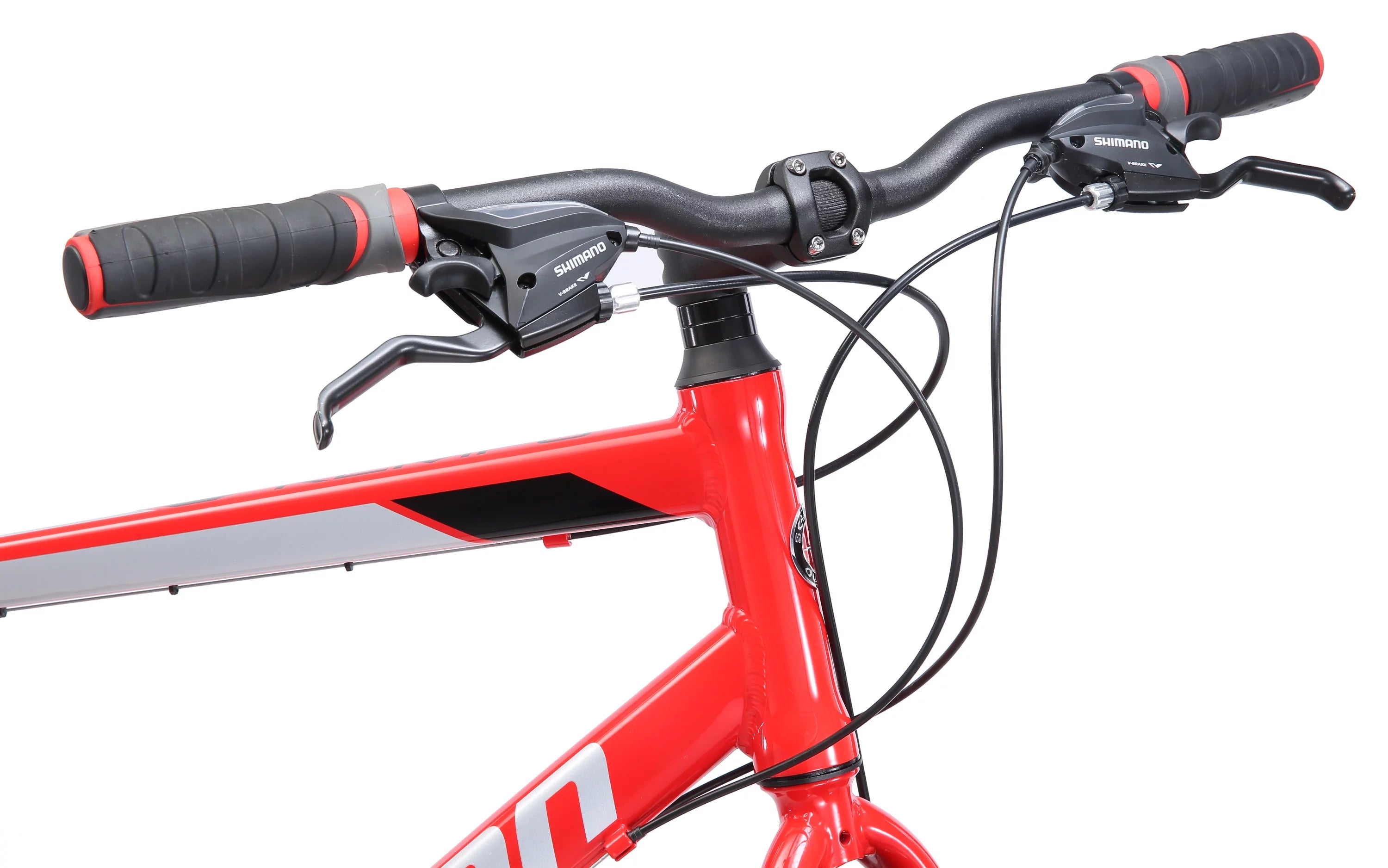 2025 Schwinn Kempo Hybrid Bike, 700c Wheels, 21 Speeds, Mens Frame, Red