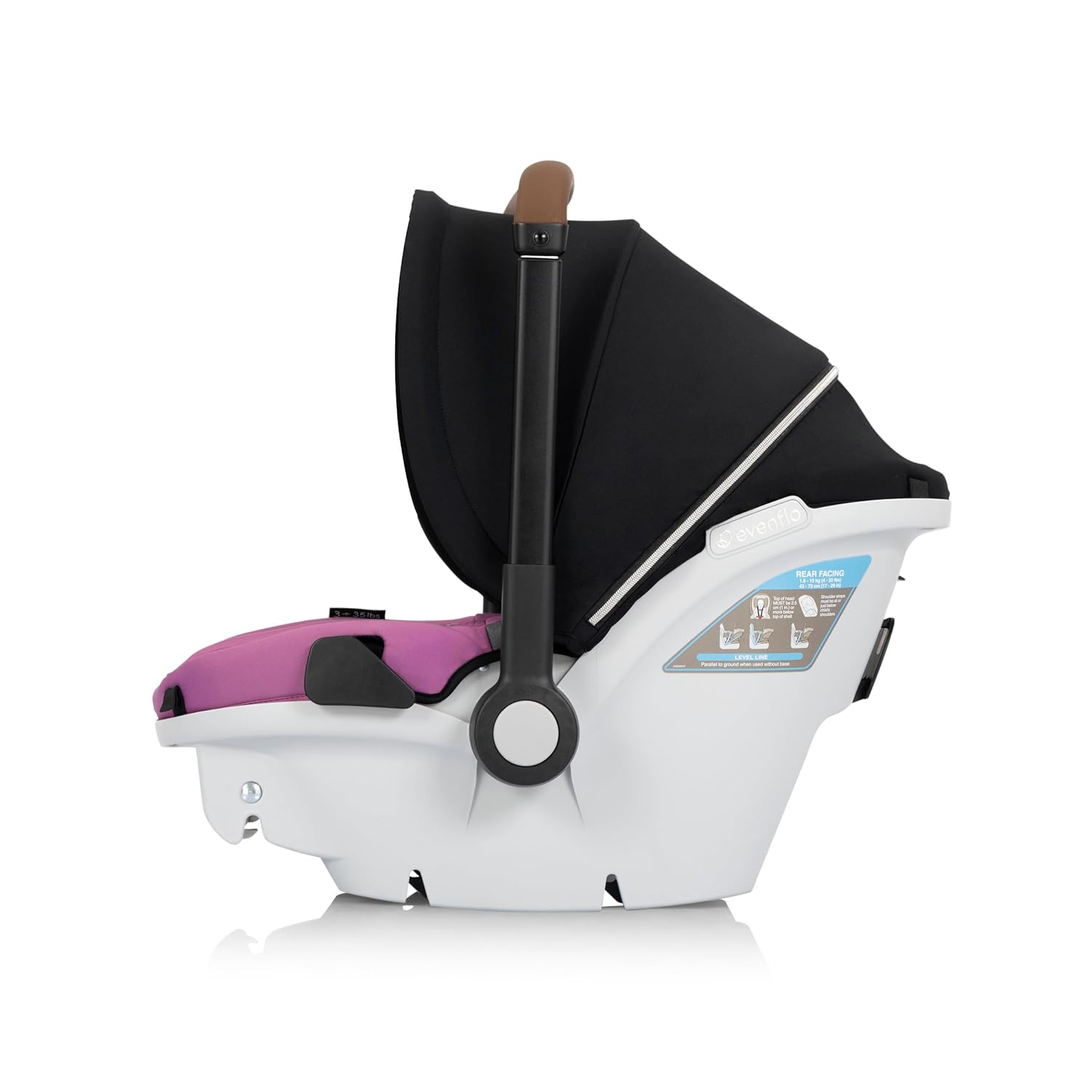 Gold Shyft DualRide Infant Car Seat and Stroller Combo with Carryall Storage (Moonstone Gray)