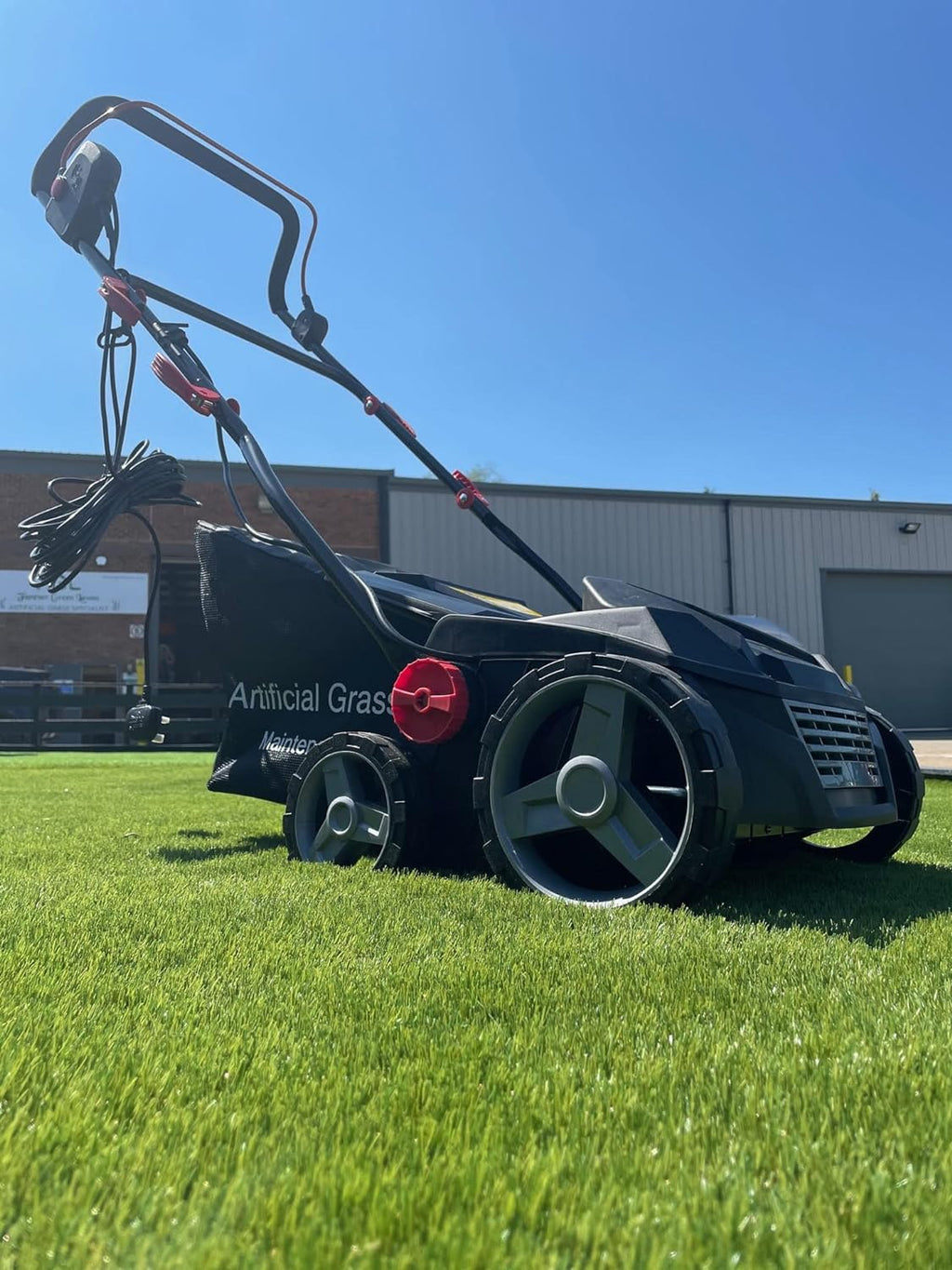 2025 Artificial Turf Broom Yard Power Brush with Collection Box #Sweepy Box