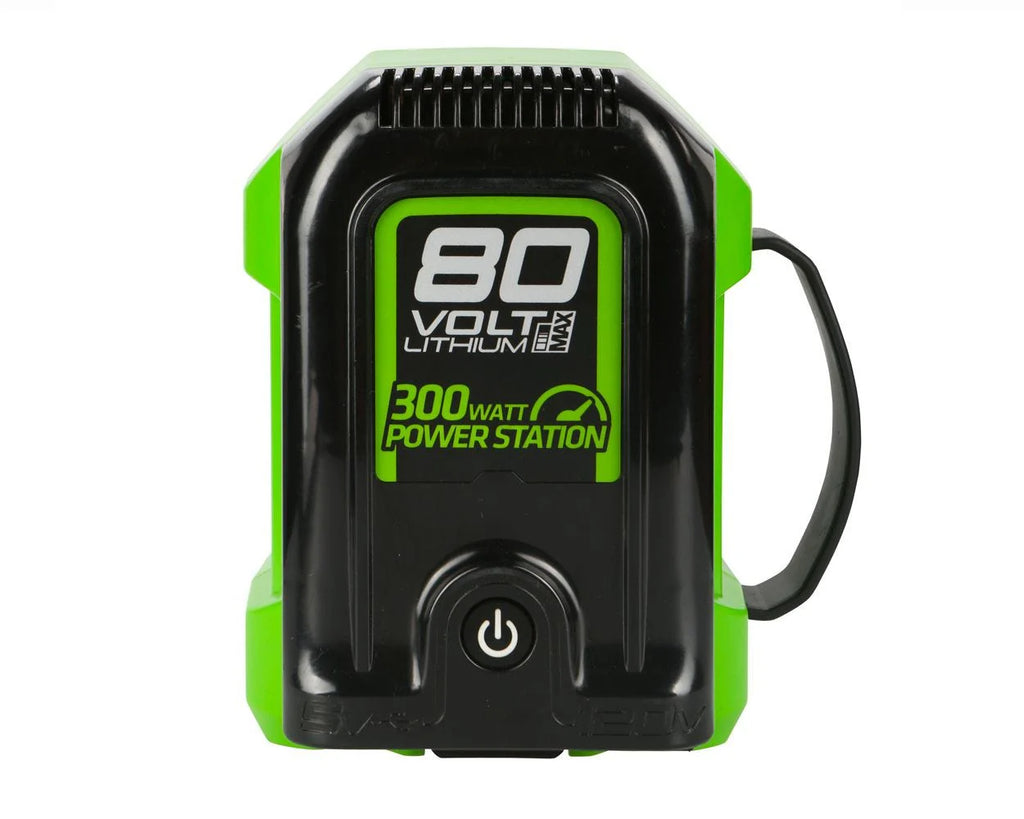 2025 80V Cordless Battery 300 Watt Power Inverter w/ 2Ah Battery and Charger