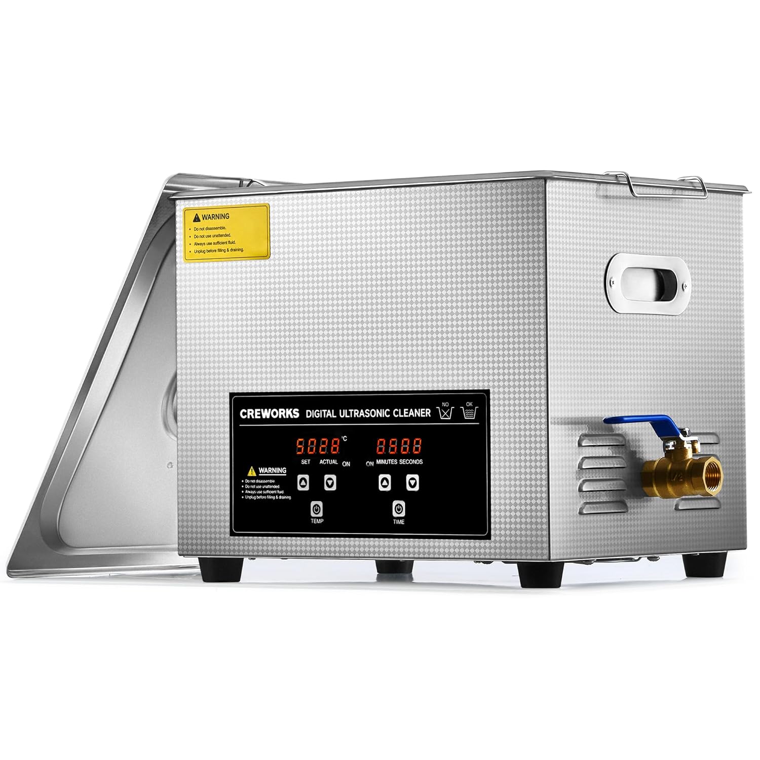 30L Large Ultrasonic Cleaner, Total 1400W Professional Industrial Auto Cleaning Machine for Carburetor Tools Parts Instrument, 40kHz Digital Sonic Cavitation Cleaner with Heater & Timer