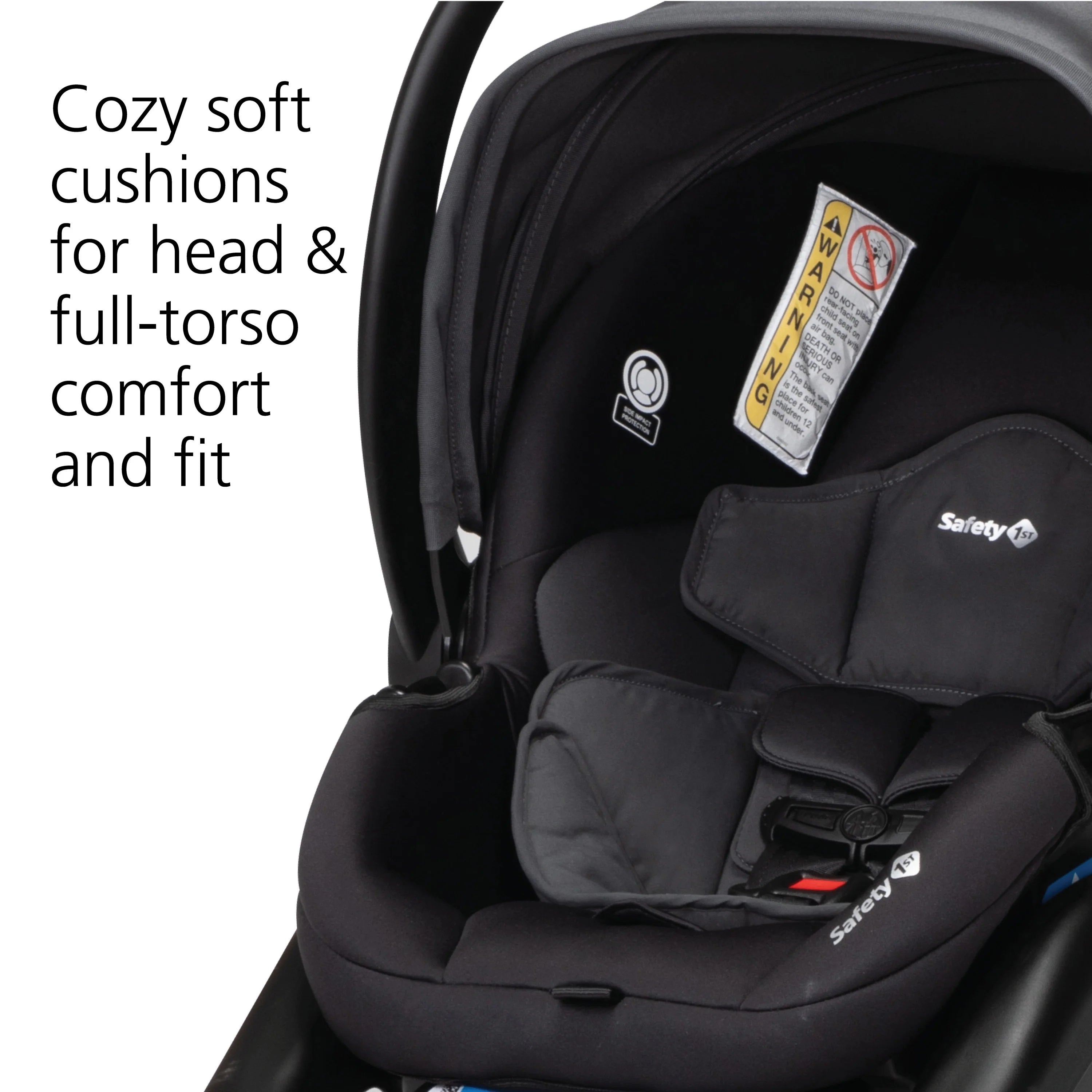 2025 Safety 1st Grow and Go Sprint Modular Travel System Stroller with Rear-Facing Infant Car Seat, Bluestone