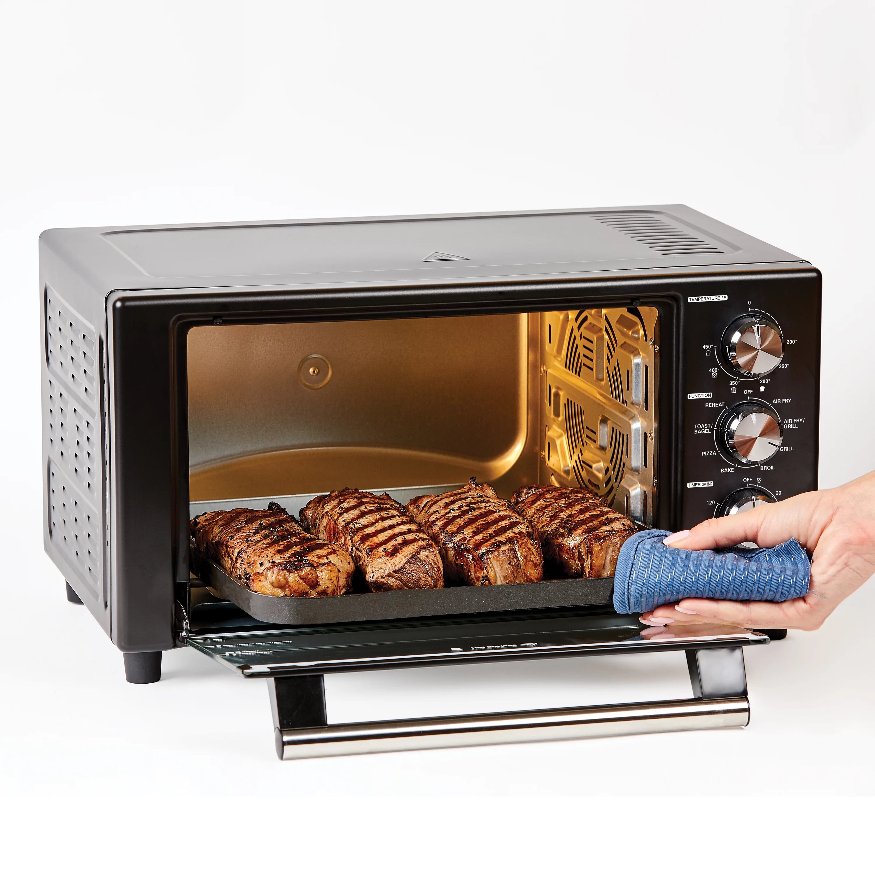 2025 PowerXL 7-in-1 Air Fryer Grill Plus – Indoor Grill & Hot Air Fryer with Rapid Air Technology