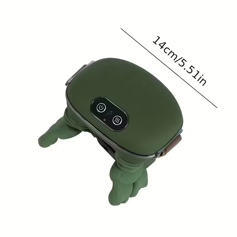 USB Cordless Electric Massager – 6D Hand Simulation Neck and Shoulder Massager, Rechargeable, Portable Design with Included USB Charging Cable