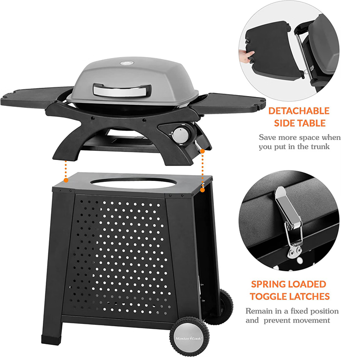 Black Stainless Steel Portable Smokeless Wood Burner Fire Pit – Outdoor Patio & Camping Fireplace, Charcoal Fuel, Integrated Design, CE Certified